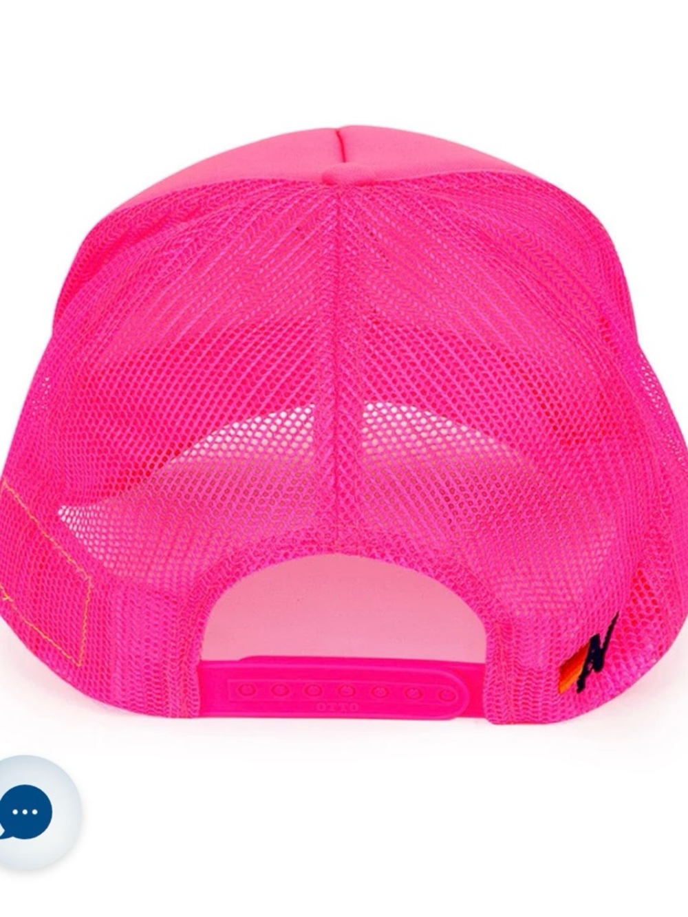 Aviator Nation Neon Pink Trucker Hat with Sunset Patch - Picture 3 of 8
